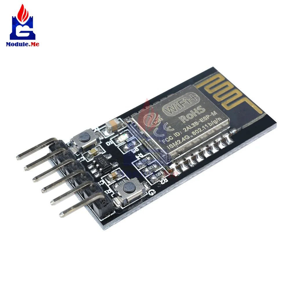 TTL к Wi Fi ESP M2 ESP8255 модуль ESP8266 CP2102 USB Последовательный RS232 6 в 1 передатчик Модуль с 4 Pin
