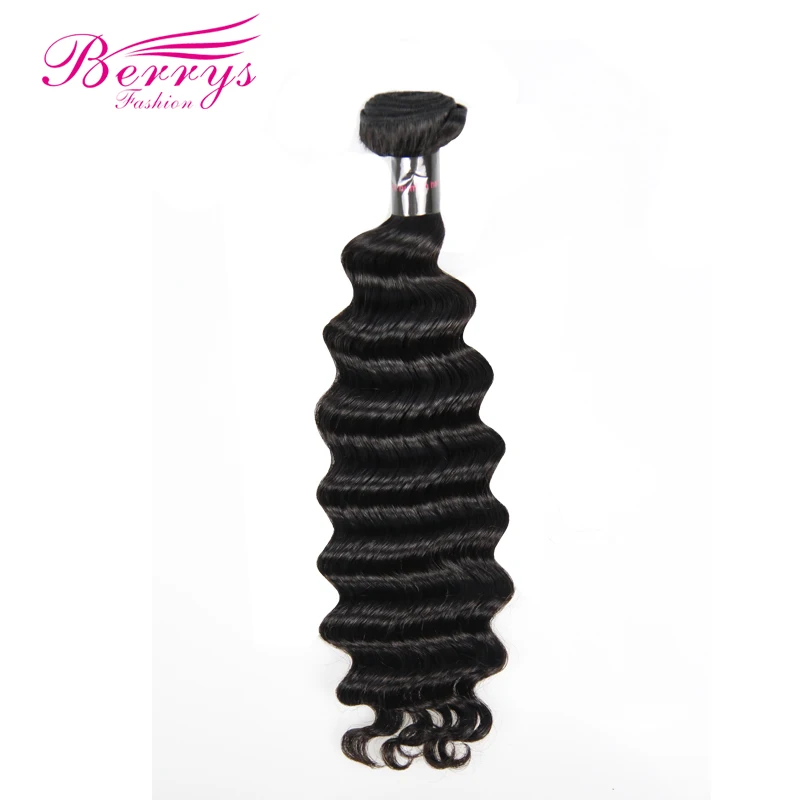 Berrys Fashion Brazilian Virgin Hair Deep Wave 4 Pcs/Lot 100% Unprocessed Human Hair Extensions Natural Color 10-28 Inch Weave