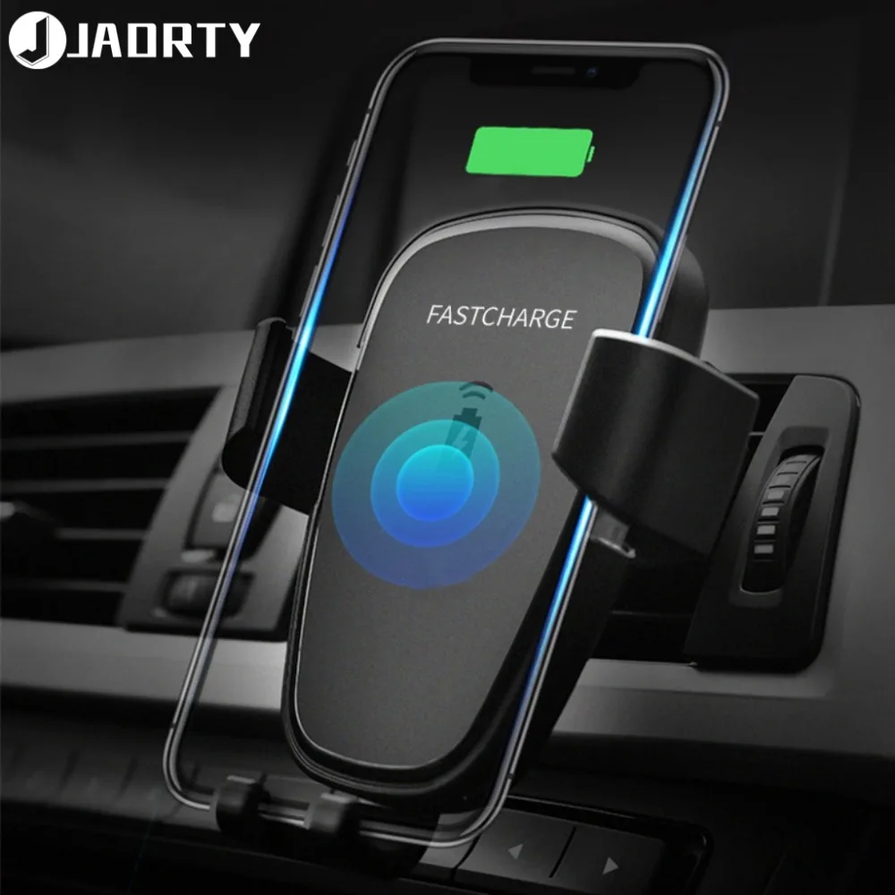 Qi Car Mount Wireless Charger For Google Pixel 3 XL XL3 Fast Wireless Charging Car Phone Holder For Samsung S8 S9 iPhone Xs Max