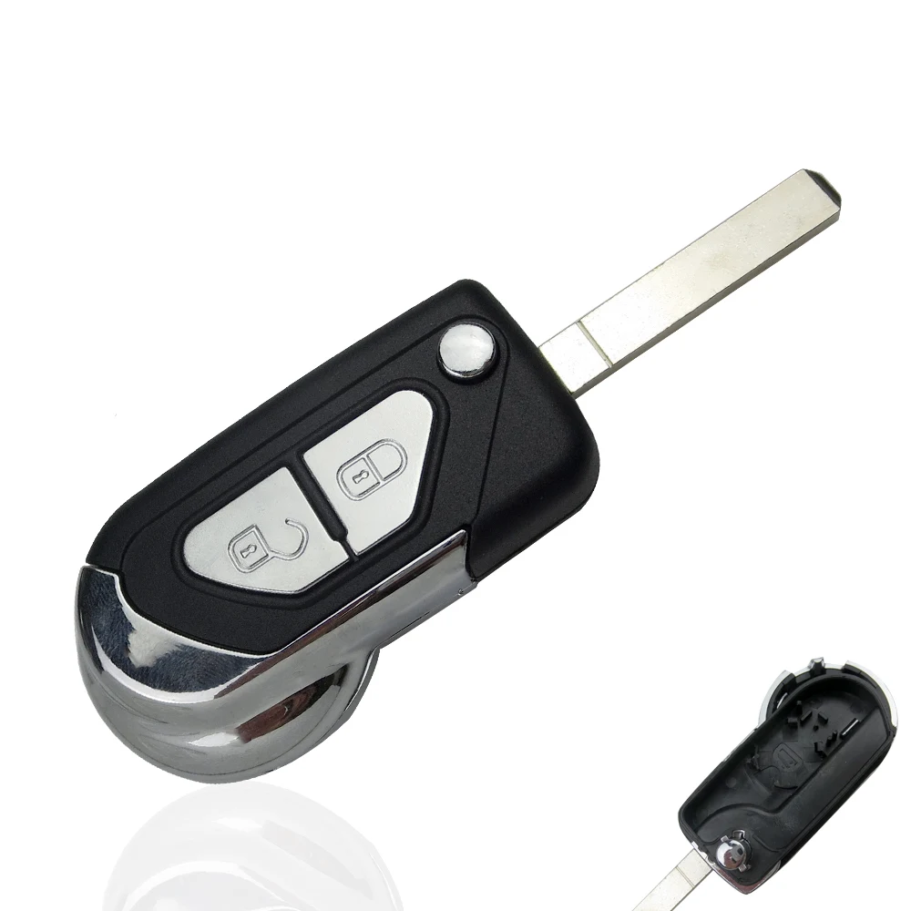 OkeyTech складной сменный Автомобильный Ключ заготовка для Citroen C1 C2 C3 C4 C5 C6 корпус