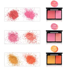 3 шт Huamianli Blusher Pallete Face Blusher палитра контурной пудры порошок для лица для макияжа Косметика биколор палитра румян набор