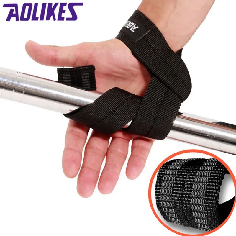 Lifting Wrist Straps 2pcs Cotton Wristband Gym Strength Training