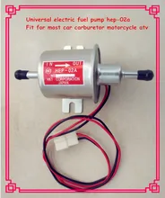High quality 12V electric fuel pump HEP-02A 8mm Pipes Car Boat Diessel low pressure for carburetor, motorcycle , ATV
