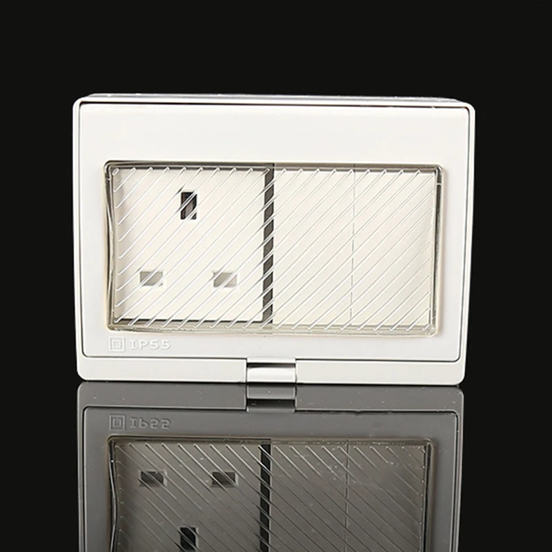 Waterproof Wall Power British Socket,13A UK Standard Electrical Outlet