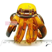 1 шт. Dafa ловит как большой пластиковый ловушка для волос странные руки хватают зажим-Акула подарок на день матери пони хвост G0402