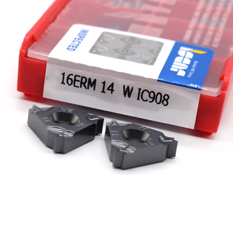 

16IR 16ER 14W 11W 19W IC908 55angle Thread turning tool Tungsten Carbide Insert Original Threading Lathe Cutter Tool 16ERM 16IRM