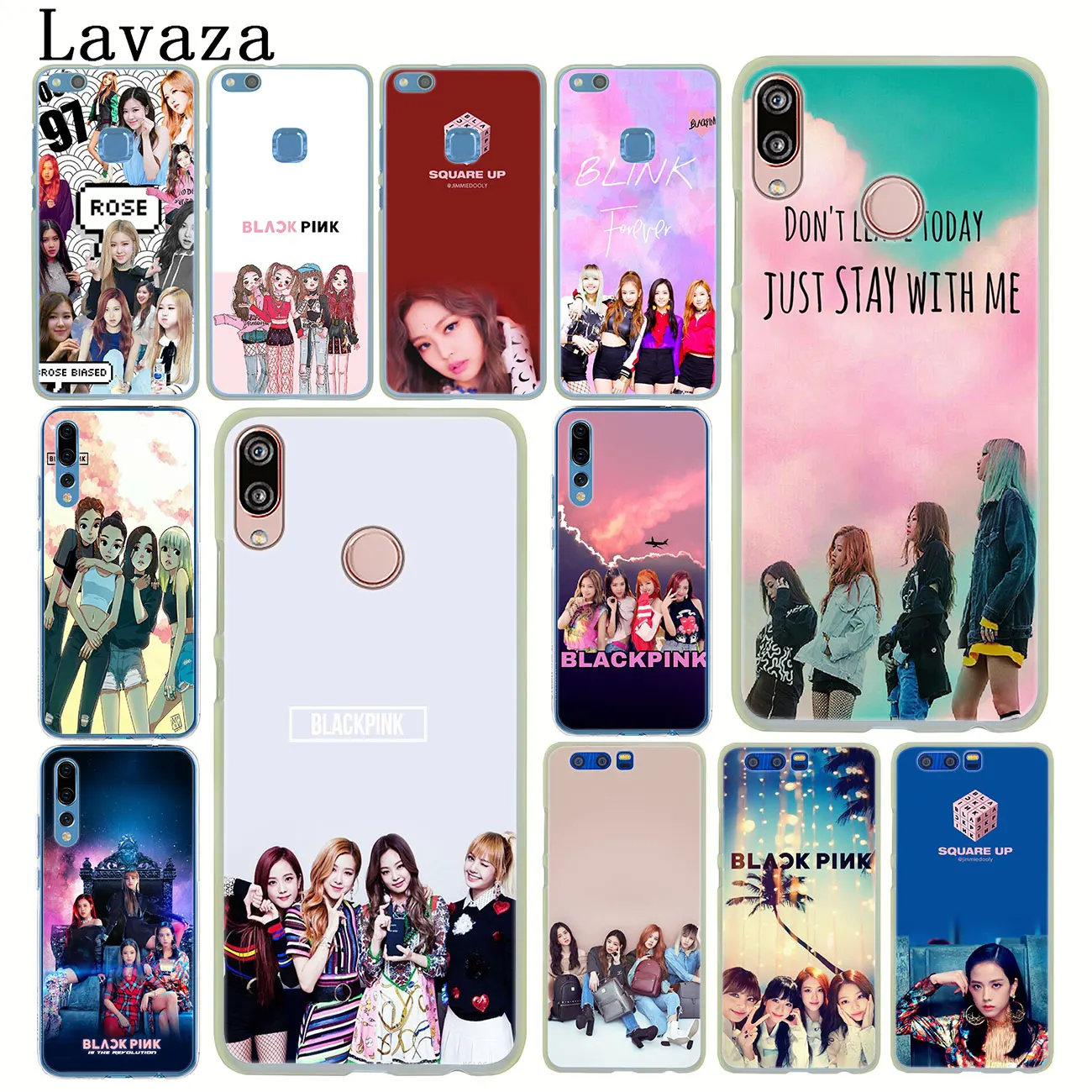 

Lavaza Kpop BLACKPINK BLACK PINK Phone Case for Huawei P30 P20 P10 P9 Plus P8 Lite Mini 2017 2016 2015 P smart Z 2019