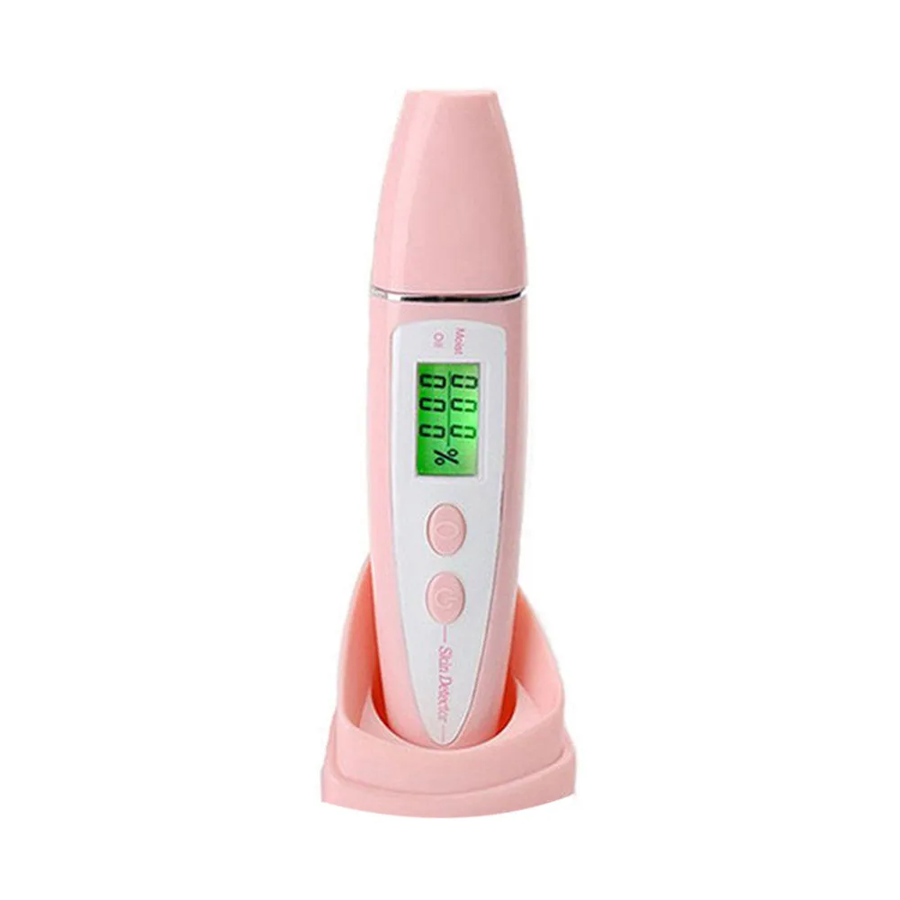 

New Portable Digital Skin Sensor Analyzer Moisture Water Oil Facial Tester Home Travel Use Beauty Spa beauty 2019 new fashion