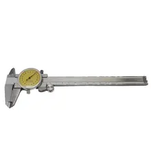 1 шт штангенциркуль 0-150 мм из нержавеющей стали ударопрочный нонисный калипер 0-6 дюймов метрический измерительный инструмент