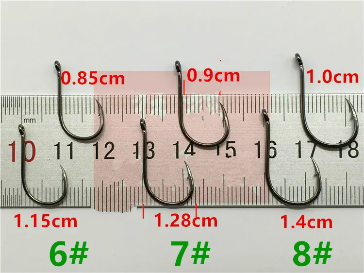Япония крючки собственника супер острые колючие рыболовные крючки с кольцом черный ультра-светильник карась крючки для сома Anzol круглые крючки