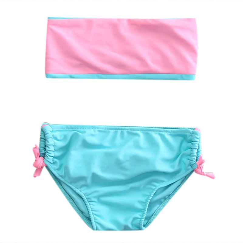 kids strapless bikini