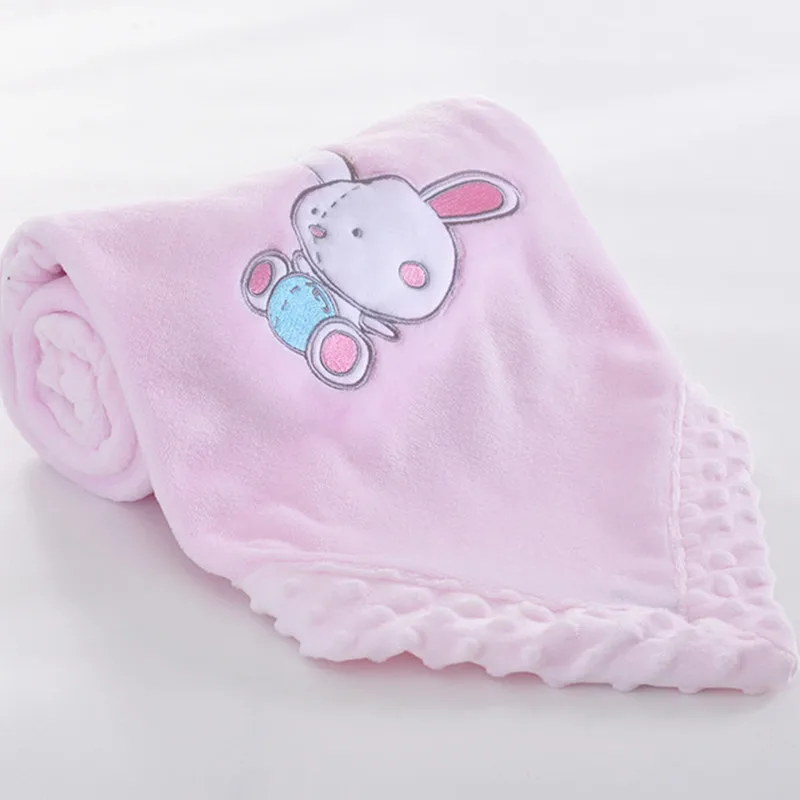 Baby Blanket Newborn Cute Cartoon Blankets Autumn Soft Newborn Stroller Bedding Cover Blankets Winter Warm Child Throwing Quilts