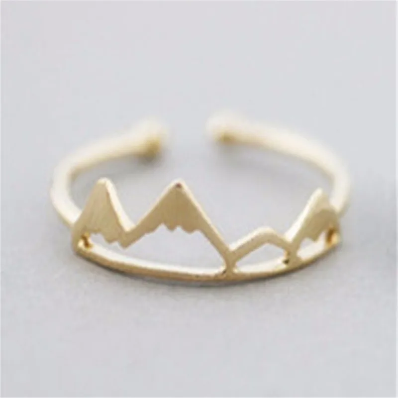 hot selling mountain ring fashion adjustable gold ring of gold