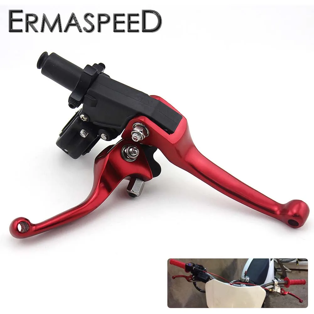 

Pair Motocross Brake Clutch Levers Pit bike Dirt bike ASV Folding Lever Red Blue Green Gold Black for Yamaha Kawasaki Honda Race