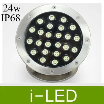 

New Arrival 24W RGB Led Underwater Light IP68 AC/DC24V 2400lm With remote controller