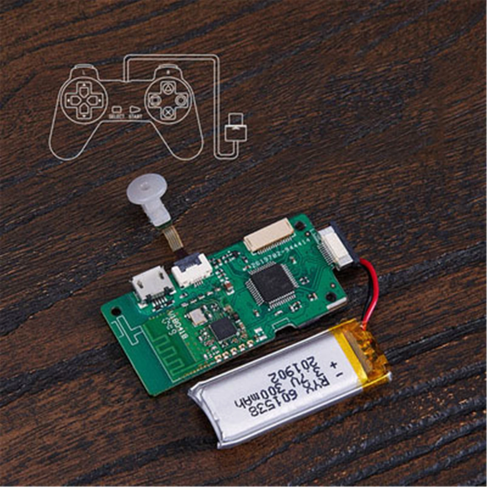 Набор печатных плат для 8Bitdo PS1 SONY Classic PS Mini оригинальный геймпад DIY Беспроводная
