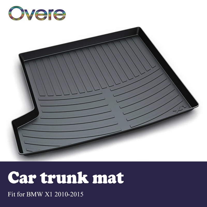 Overe 1Set Car Cargo rear trunk mat For BMW X1 E84 2010 2011 2012 2013 2014 2015 Car styling Boot Tray Anti Slip Mat accessories Overe 1Set Car Cargo rear trunk mat For BMW X1 E84 2010 2011 2012 2013 2014 2015 Car styling Boot Tray Anti Slip Mat accessories