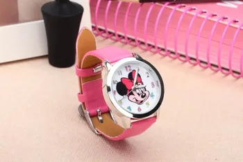 

2016 new Minnie mickey cartoon watch women watches kids quartz wristwatch child boy clock girl gift