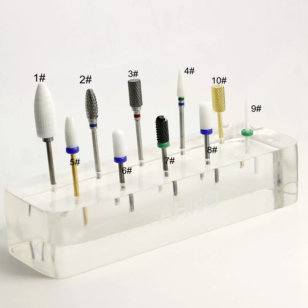 

Professional Ceramic and Carbide Nail Tools or Buffer for Manicure and Pedicure Salon Nail Buffer Used on Electric Nail Drill