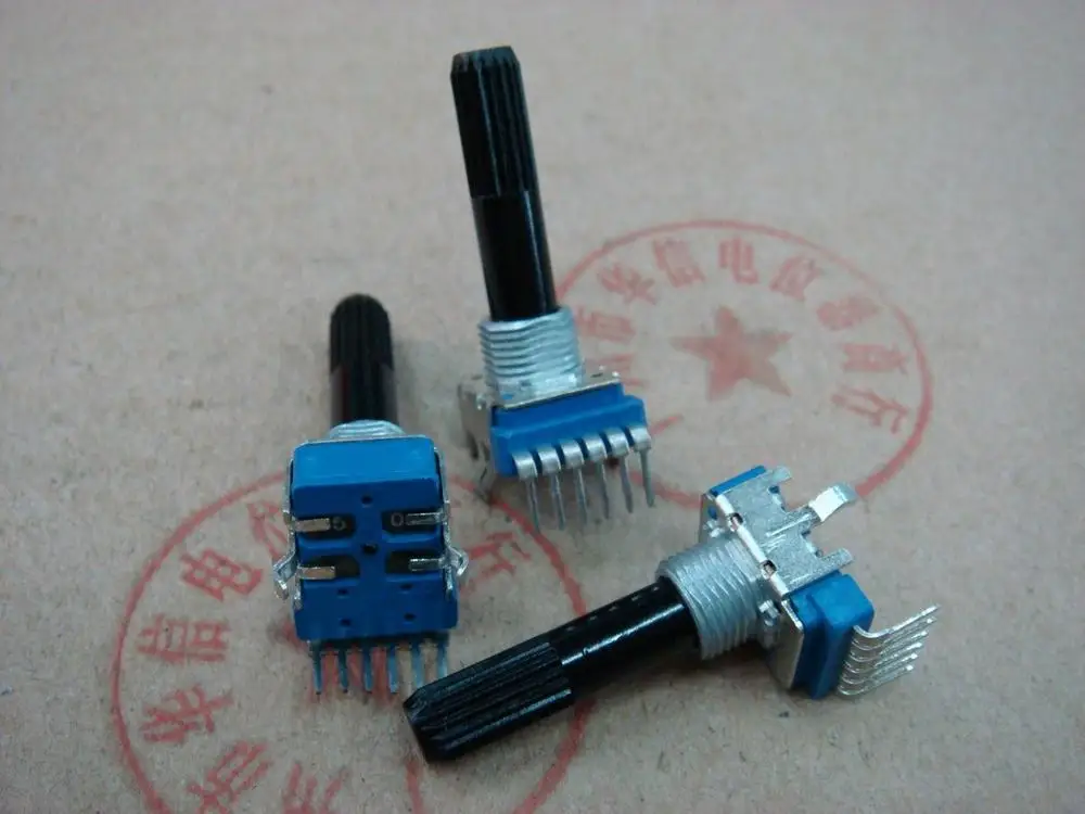 Original new 100% 142 Type double potentiometer B503 B50K 6pin long ...