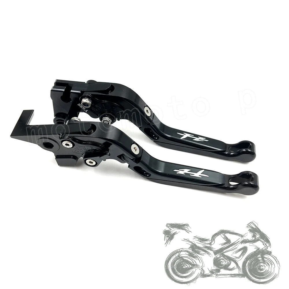 

CNC For YAMAHA FZ FZ6 MAKE 2004-2010 FZ6 6 R 2009-2015 Motorcycle Accessories Folding Extensible Clutch Brake Levers LOGO FZ