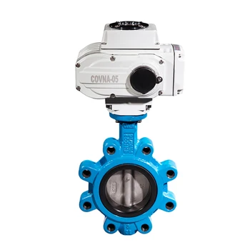 

5 inch ANSI Lug Type Motorized Butterfly Valve 150LB Cast Iron with SS304 Disc DN125 Electric Butterfly Valve On Off Type