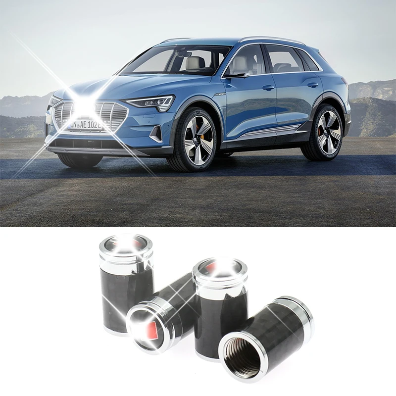 

Car Tire Carbon fiber Valve Stem caps Dust-proof Cover For Audi A3 8P A4 B8 A5 A6 A7 A1 Q5 Q3 Q7 S3 S5 S6 TT TTS RS5 Accessories