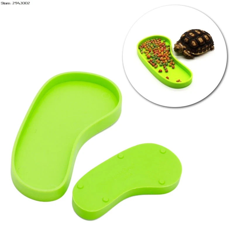 

Useful Reptile Feeder Pets Crawler Bowl Basin Water Fountain Turtle Aquatic Pet Supplies New Footprint shape