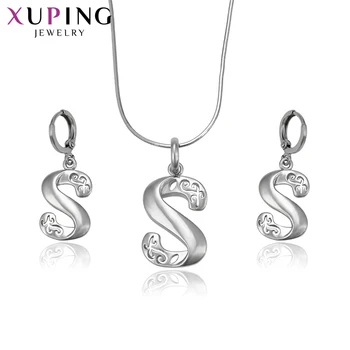

Xuping Fashion Letter Shaped Design Popular Style Set for Women Hot Sell Imitation Jewelry Sets for Thanksgiving S67,7-60767