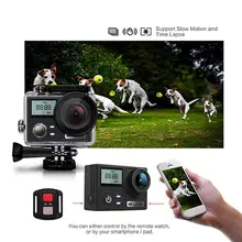 Новейшая тонкая Ультра HD 4 K экшн-камера WiFi 2," 170D Подводная Водонепроницаемая 30 M Спортивная камера s цифровая видеокамера с пультом дистанционного управления