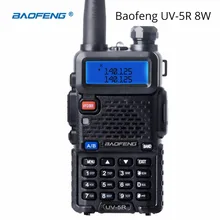 BaoFeng UV-5R 8W Walkie Talkie UV 5R Professional 8W CB Radio 128CH VHF UHF VOX Flashlight Handheld Long Range Hunting Radio