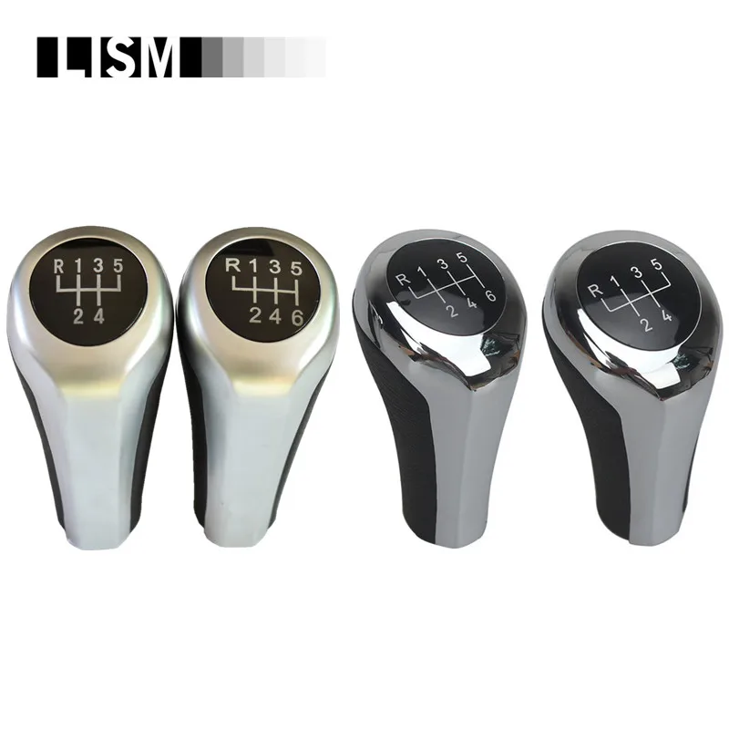 

Gear Shift Knob for BMW E46 E53 E60 E61 E63 E65 E81 E82 E83 E84 E87 E90 E91 E92 X1 X3 X5 1 3 5 6 Series GearShift Chromed Matte