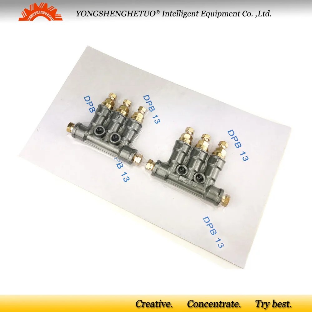 Детективный объемный распределитель масла смазочный сепаратор коллектор для клапанов разделитель 3 выхода 0.16cc DPB-13