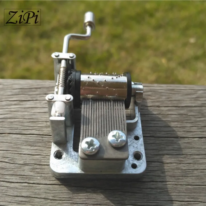 Zipi 25 шт./лот Серебряная самодельная Музыкальная шкатулка с механизмом сделай сам