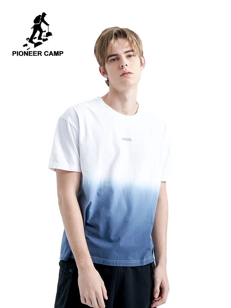Пионерский лагерь, модная летняя футболка, Мужская брендовая одежда, футболка с коротким рукавом, Мужская футболка высокого качества, цветная футболка ADT901183
