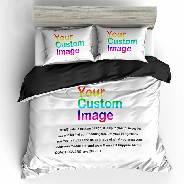 Hugsidea Custom Your Own Design Bedding Set Novelty Creative Home