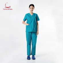 Костюм для мытья рук с короткими рукавами, костюм для медсестры, интраоперационный костюм, антиэкспозиционная Больничная форма для косметолога