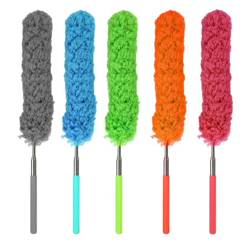 

1Pc Adjustable Soft Microfiber Cleaning Duster Dust Cleaner Can Not Lose Hair Static Anti Dusting Brush Household Cleaning Tools