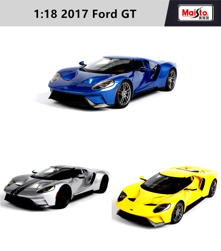 Maisto 1:18 2017 Ford GT литая модель машины Модель автомобиля Модель украшения автомобиля Коллекция игрушки для взрослых