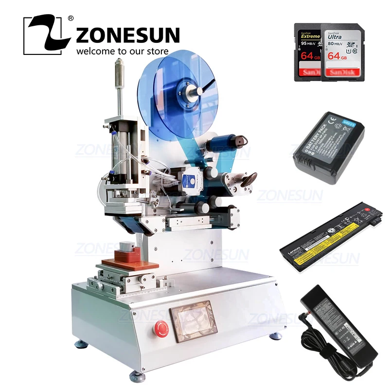 

ZONESUN XL-T807 High Precision Labeling Machine Electronic Components Self-adhesive Label Transparent Labeller