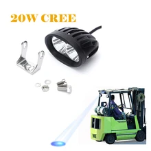 ECAHAYAKU 1Piece 20W LED Spot Forklift Truck Red Yellow Blue Warning Lamp Safety Work Light 10-60V DC Forklift Led Warning Light