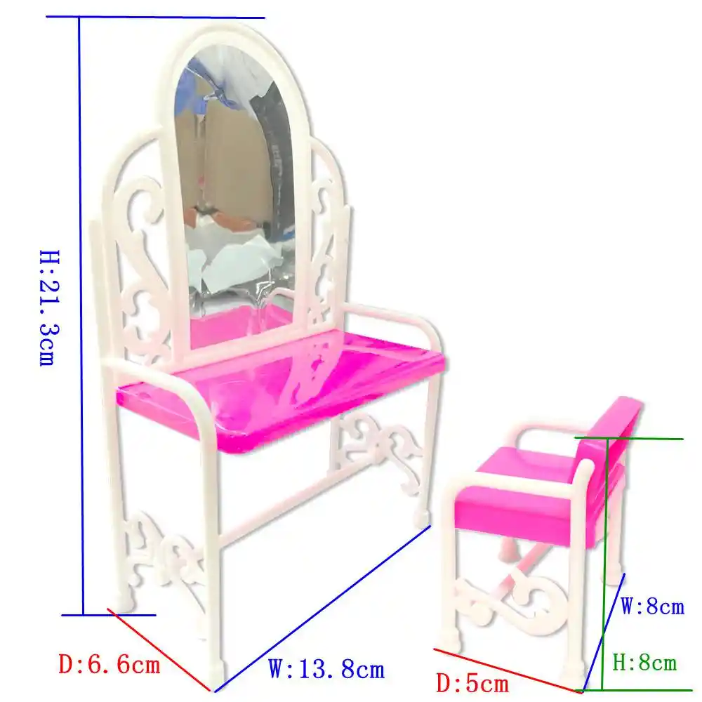 barbie doll dressing table