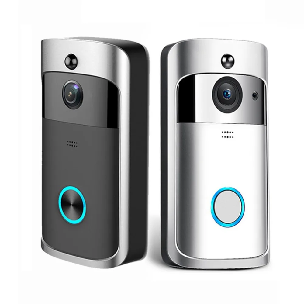 

M5 Night Vision WIFI Smart Video Doorbell Wireless Portable Home Door Bell Cordless Phone Intercom Smart Home Parts