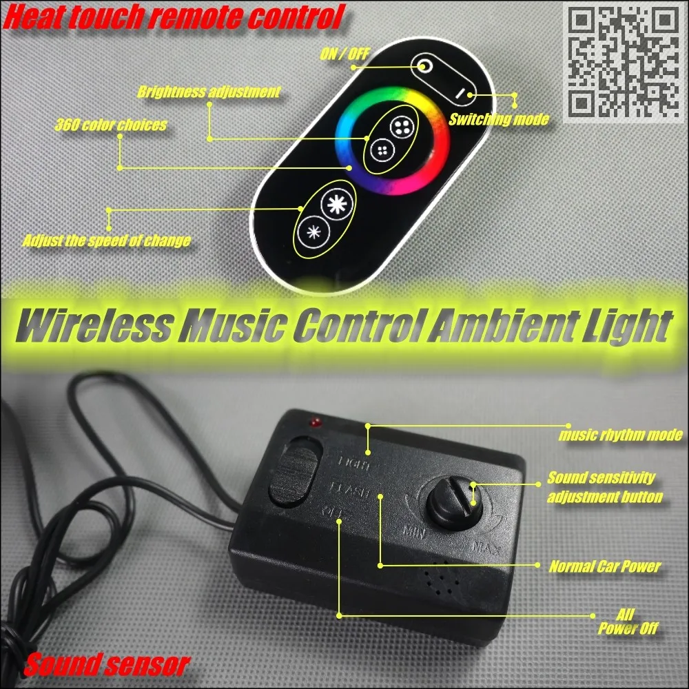 UnderDash Floor Light Interior Ambient Lamp For Lexus CT 200h  F 2011~2015 Control And Sensor