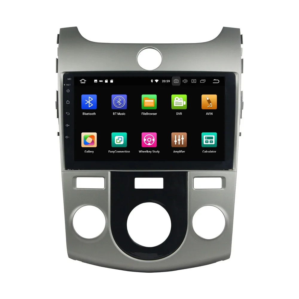 Cheap Android 8.0 Octa Core Car DVD Player for Kia Forte Cerato 2008-2012 4GB RAM Car Radio GPS WIFI Bluetooth 32GB ROM USB DVR 2