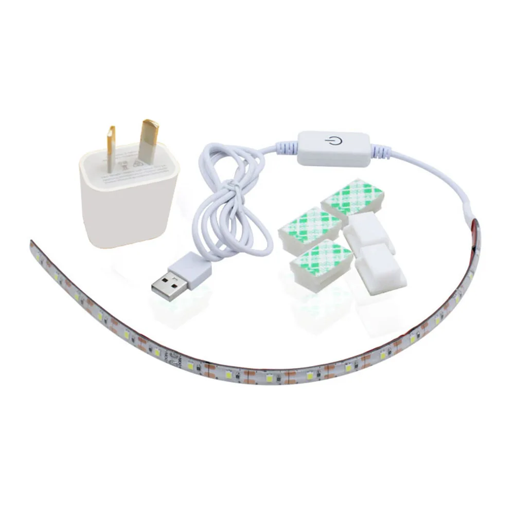 

Sewing Machine LED Light Strip Light Kit 24.5" DC5V Flexible USB Sewing Light 60cm Industrial Machine Working LED Lights