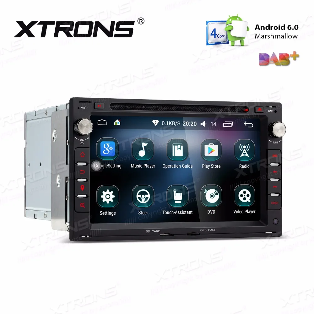 XTRONS 7 &quotавтомобильный dvd плеер Android 6 0 GPS навигации для vw Volkswagen BORA PASSAT B5 Jetta GOLF