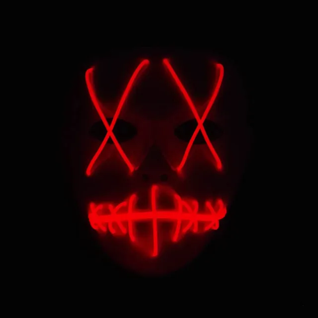 Buy Stitching Mouth X Eyes Mask Halloween show glowing