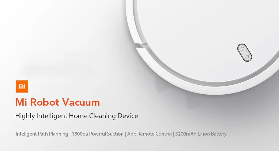 Xiaomi Mi Robot Vacuum Home Life Clearing Tool Automatic Sweeping Dust Sterilize Smart Planned Mobile App Remote Control (1)