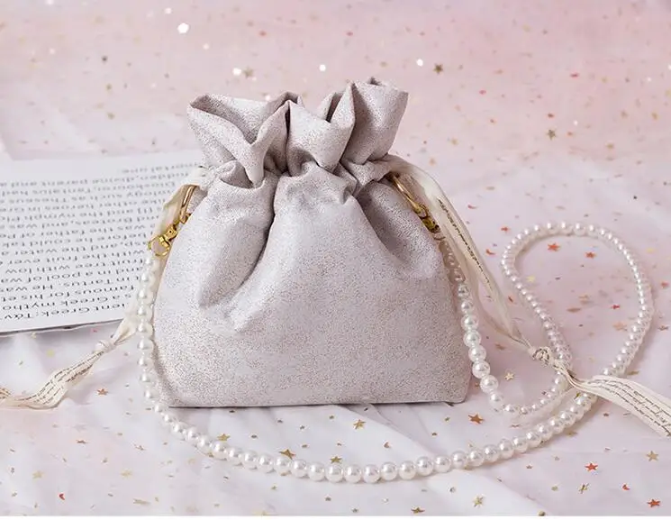 Angelatcracy 2019 Новое поступление Mori Женская винтажная сумка для хранения с цветочной вышивкой и жемчужной цепочкой летняя сумка через плечо